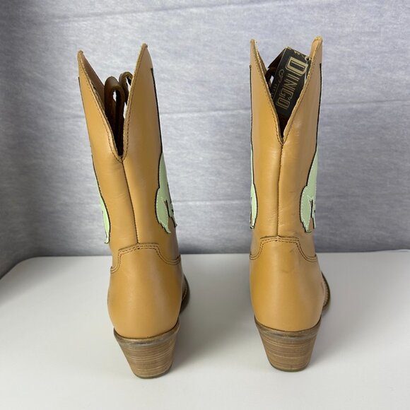 NWT Dingo Casual Let 'Er Buck Snip Toe Ankle Mid Leather Boots Women's Size 7.5‎ - Picture 8 of 14